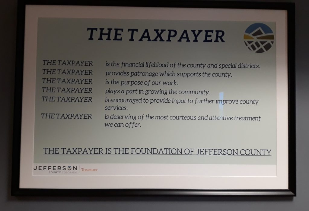 UPDATE Jefferson County Property Tax Payments September/2020 Jerry